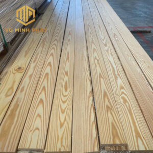 Gỗ thông Mỹ đóng vách và nóc phòng, sàn xông hơi khô