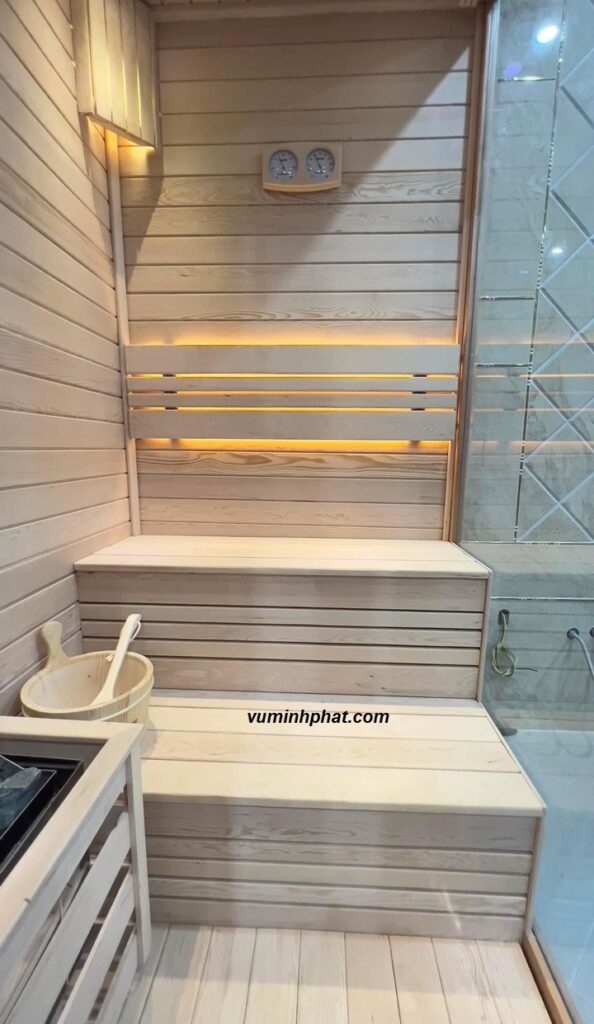Lắp đặt phòng xông hơi khô gia đình tân bình