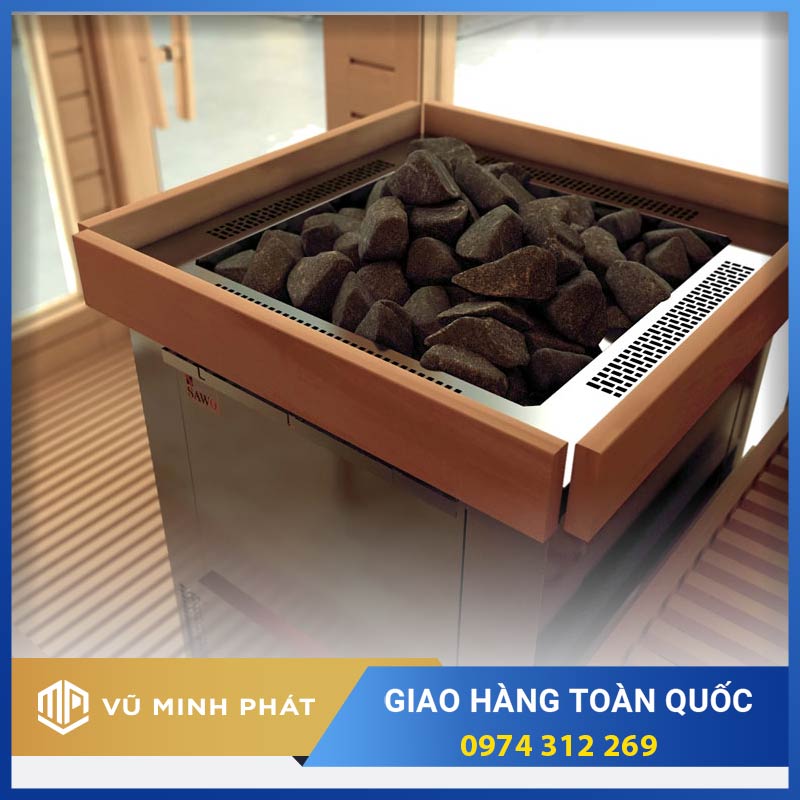 Máy xông hơi khô Sawo Taurus có khoang chứa đá lớn