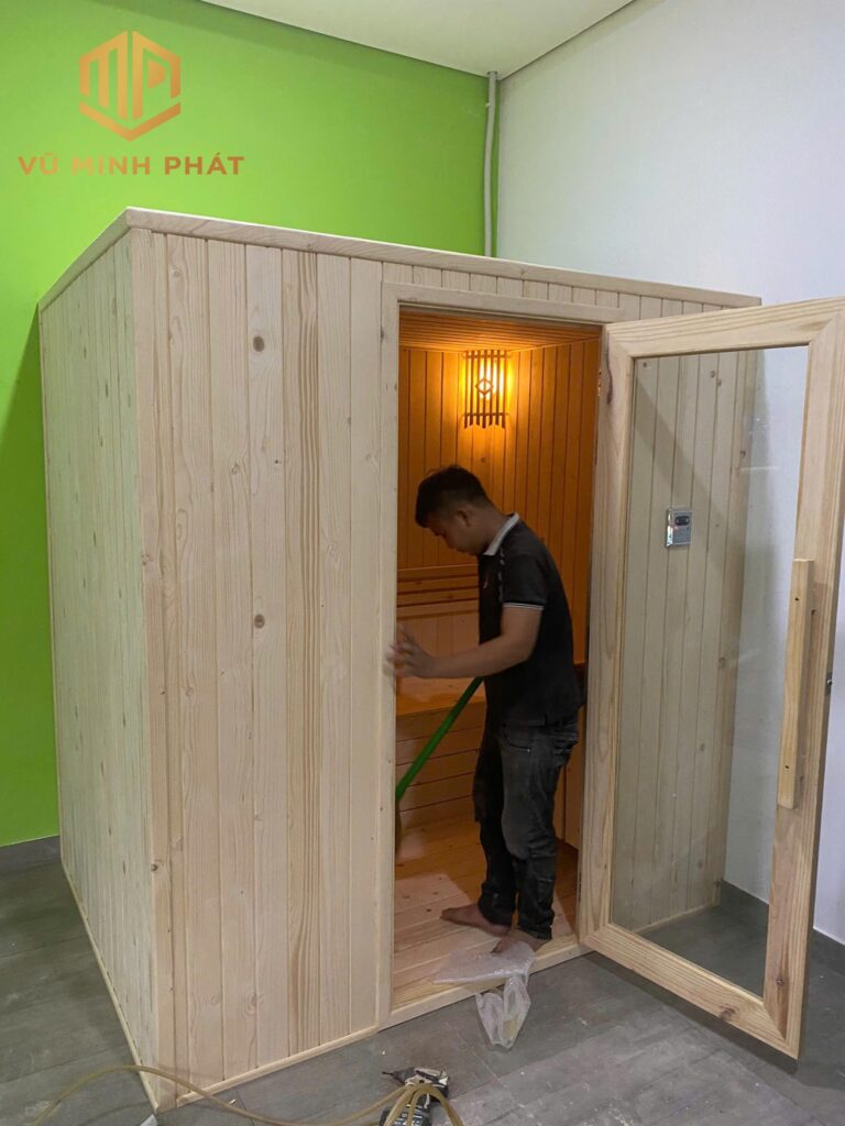 Vũ Minh Phát thi công phòng xông hơi tại Bình Phước