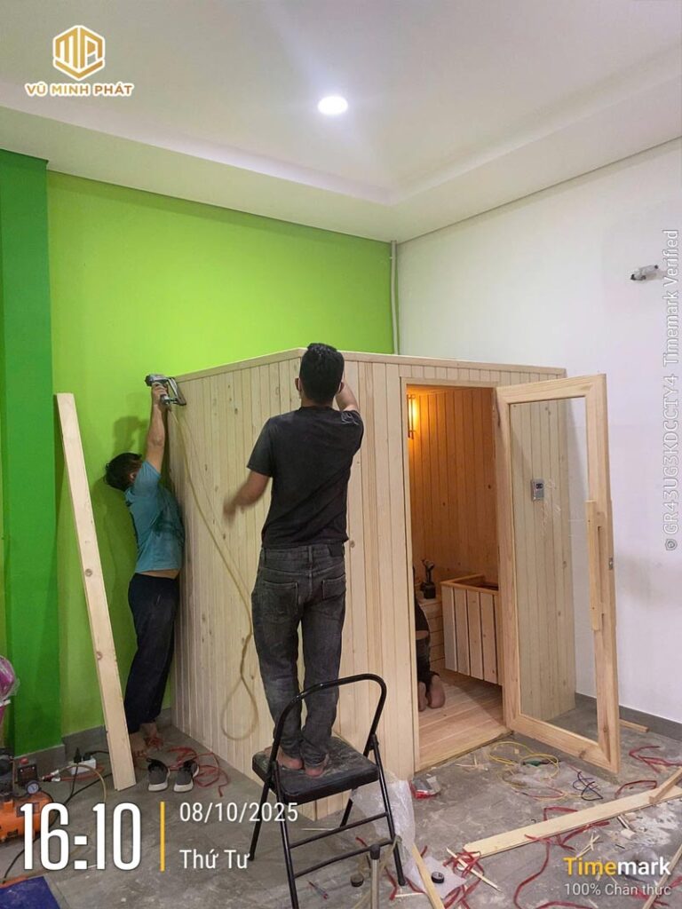 Đội nghĩ kỹ thuật Vũ Minh Phát đóng phòng tay nghề cao, nhiều năm kinh nghiệm