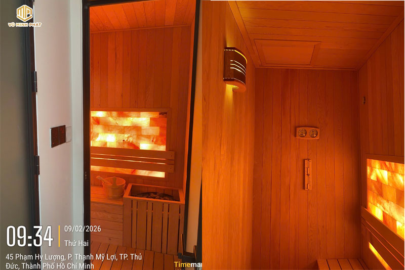 Lắp Đặt – Bàn Giao Phòng Xông Hơi Khô Và Ướt Tại Quận 2 