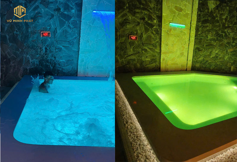 Thi công Bể Sục Jacuzzi 40 độ