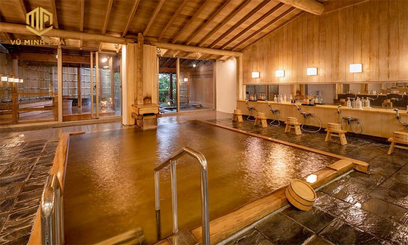 Spa tắm onsen đậm chất Nhật Bản