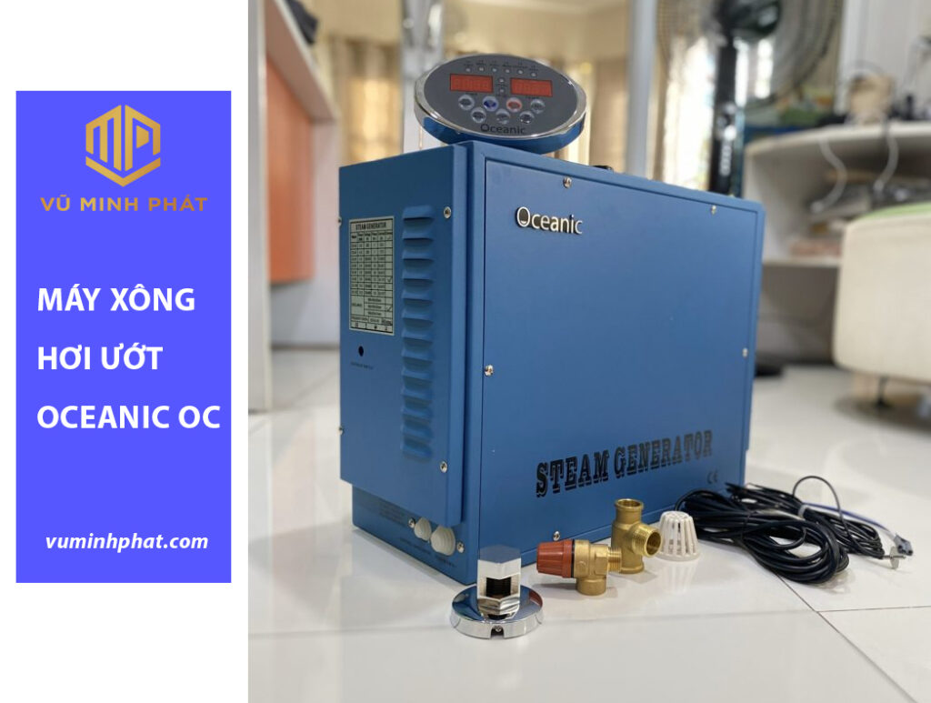 Trọn bộ Máy xông hơi ướt Ocenic OC - Cao Cấp