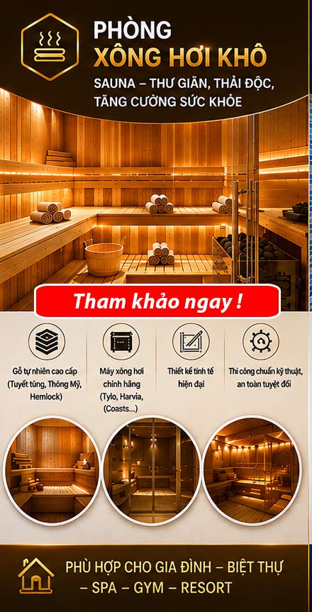 Bộ sưu tập Phòng xông hơi gia đình cao cấp