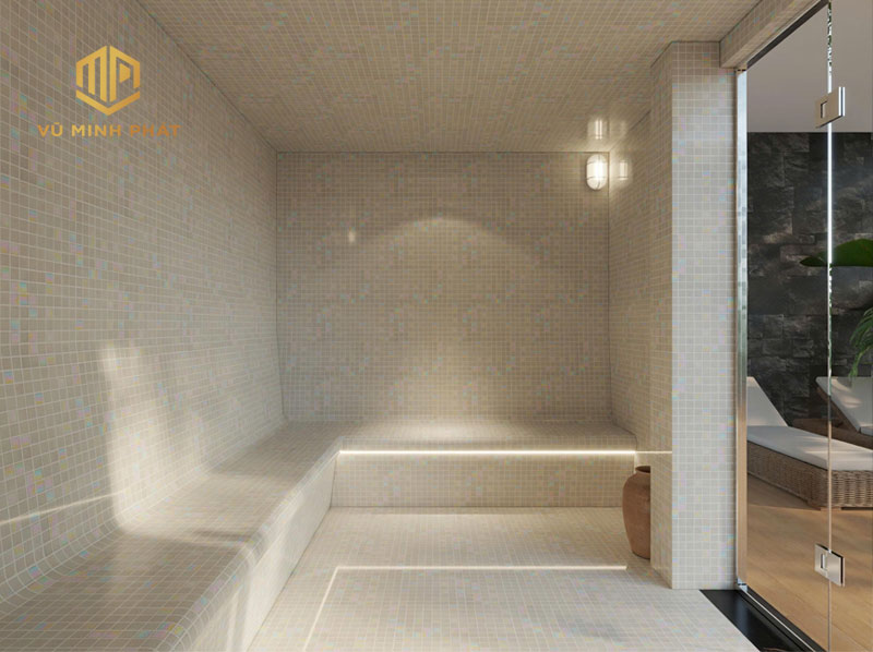 Mẫu thiết kế phòng xông hơi ướt