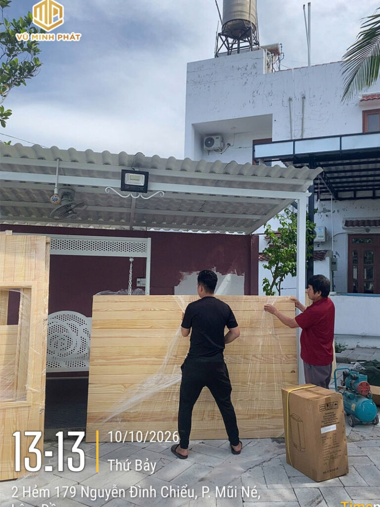 Quá trình lắp đặt phòng xông hơi Phan Thiết